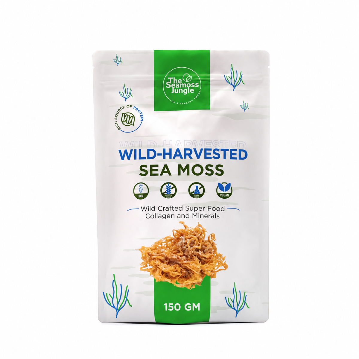 Wild-harvested Sea Moss - 150 Gram